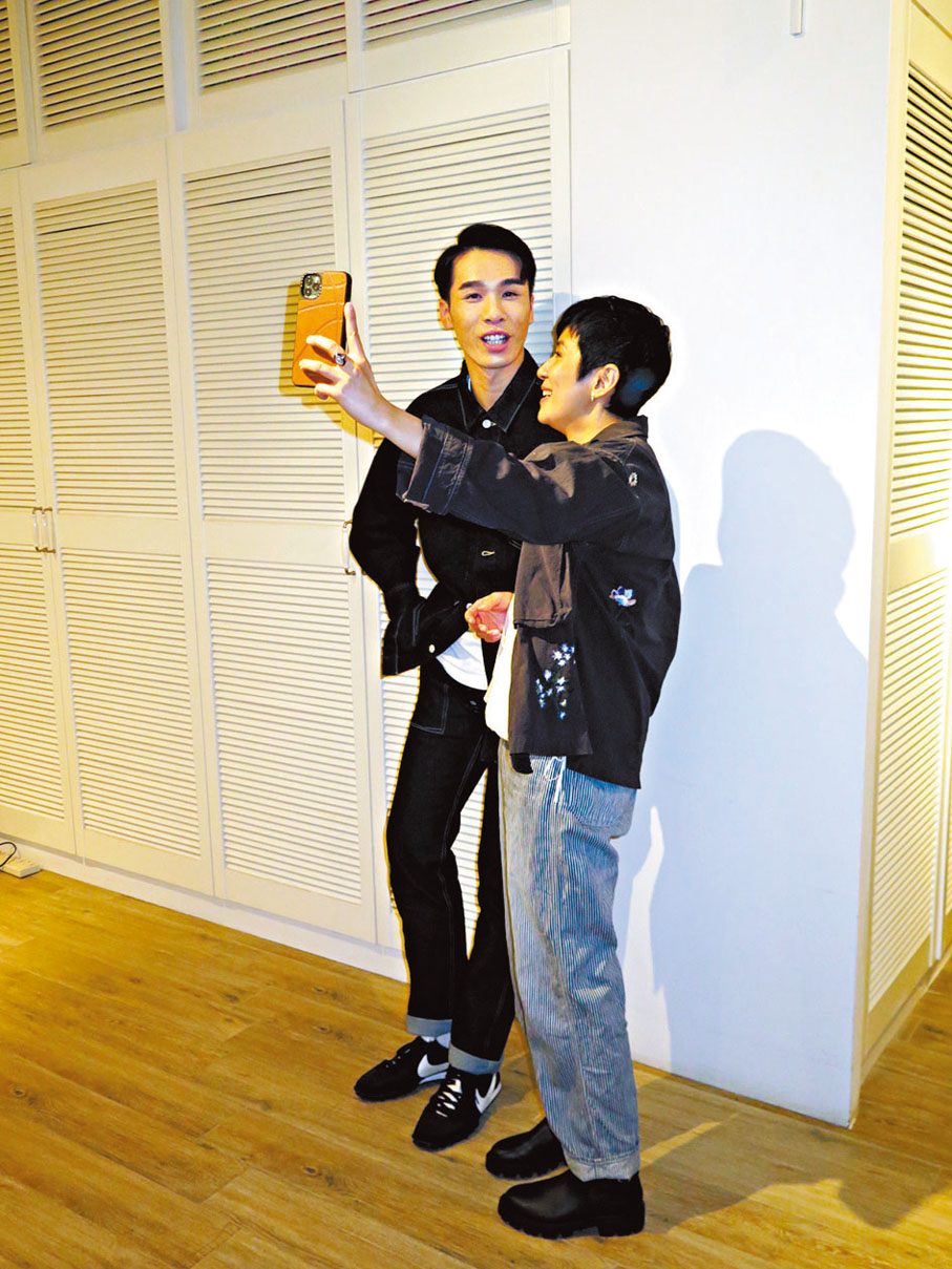 ●君如「母子」戲外的感情亦很好。