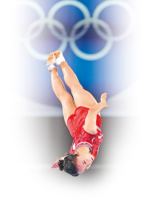 ● 中國選手朱雪瑩在比賽中。新華社