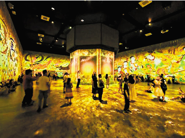 ●展覽將中國傳統文化與科技結合。 網上圖片