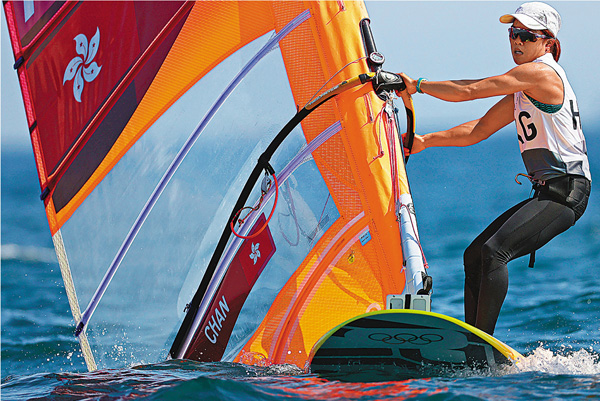 ●陳晞文昨以第8名結束東奧之旅。 路透社