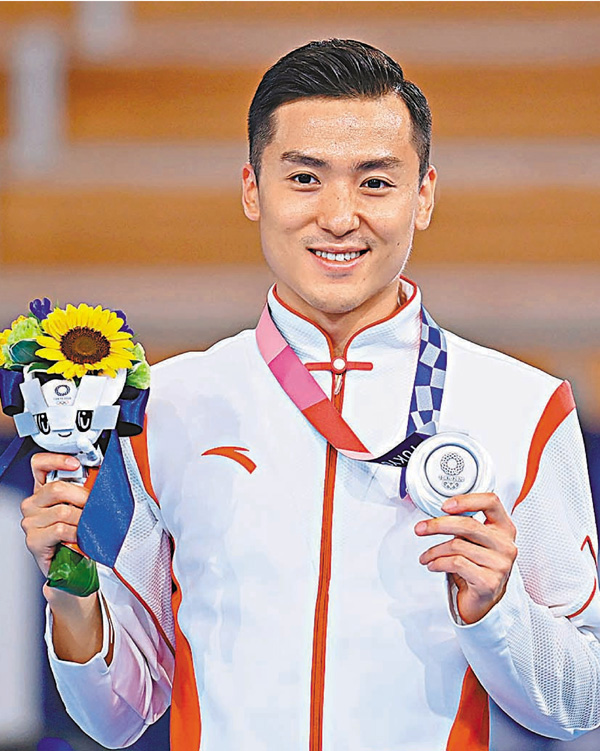 ●董棟以一面銀牌，為自己的奧運征程畫上圓滿句號。 新華社