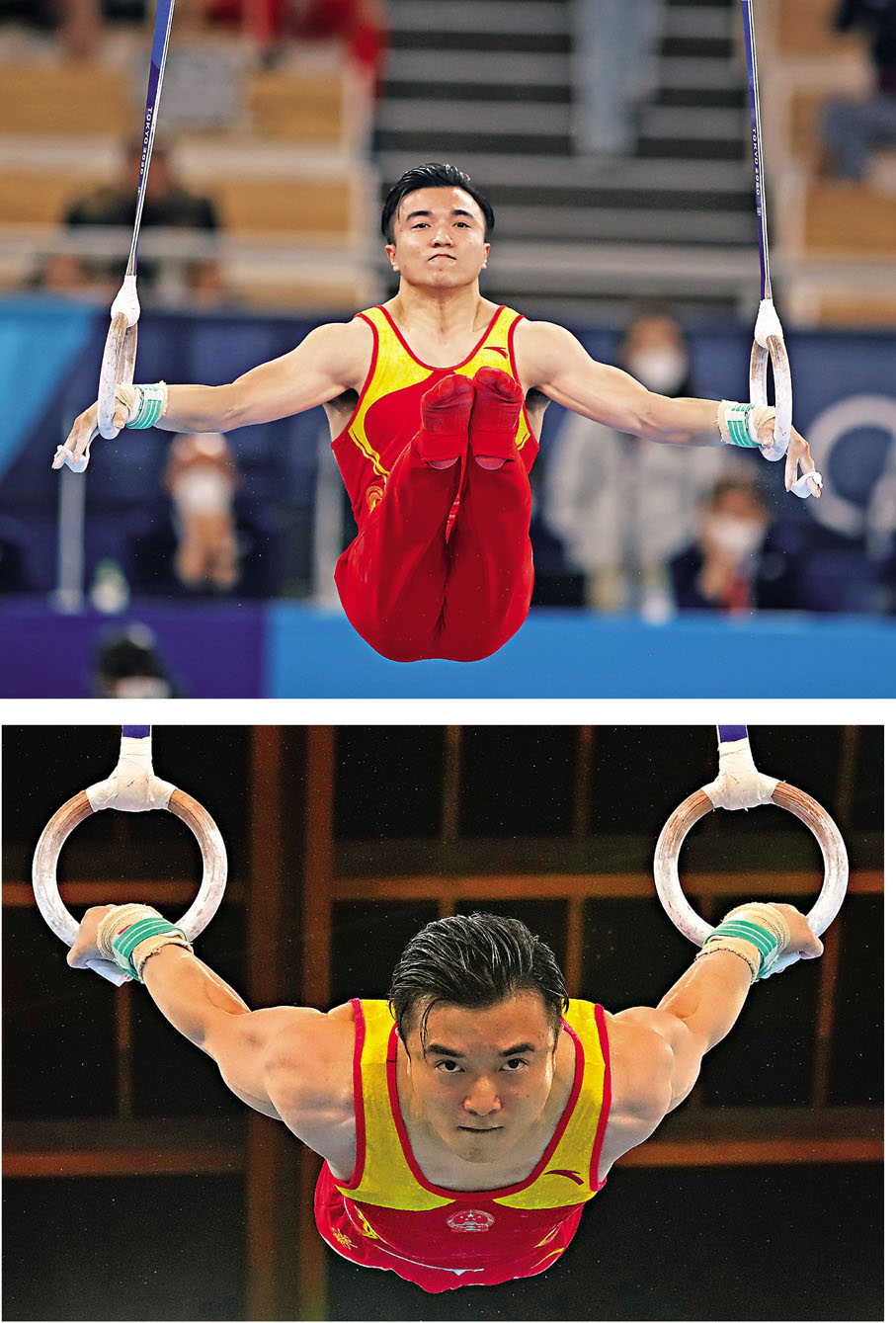 當地時間8月2日，在東京奧運會體操男子吊環決賽中，中國選手劉洋奪得冠軍。新華社