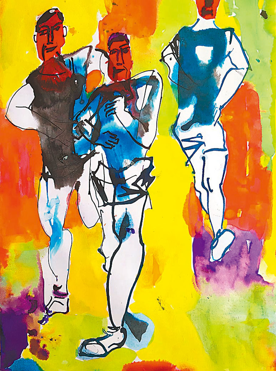 ●謝江華《跑步》