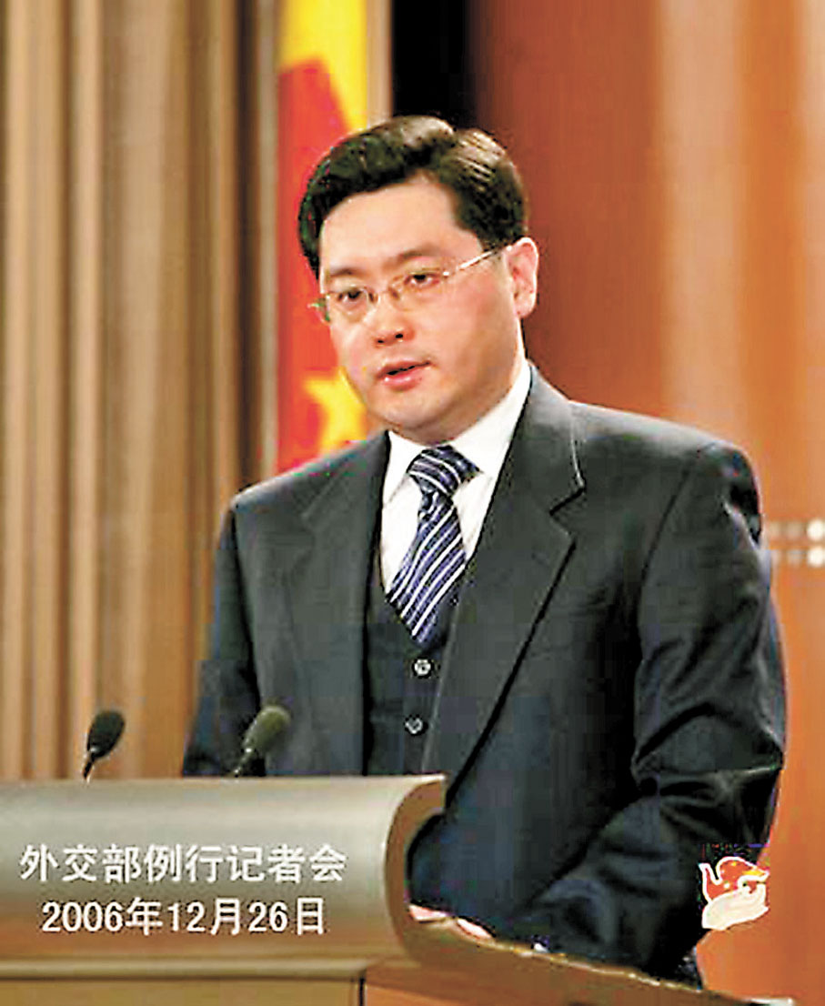 ●曾兩度出任外交部發言人的中國新任駐美國大使秦剛。 作者供圖