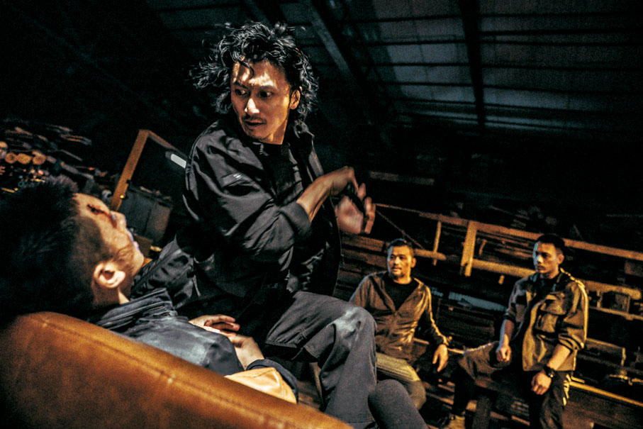 ●謝霆鋒演出動作戲十分落力。