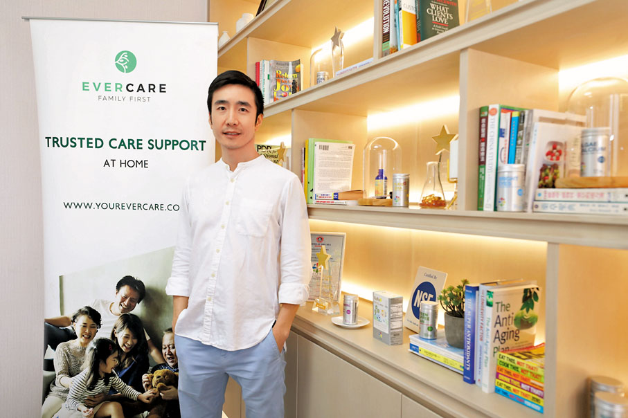 ●王維駿稱公司去年已達盈利階段，下一步是希望進軍大灣區市場，因其需求將是香港的10倍。 香港文匯報記者  攝