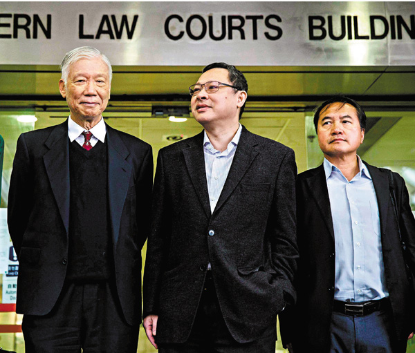 ●李永達（右）是「佔中」9犯之一。 資料圖片