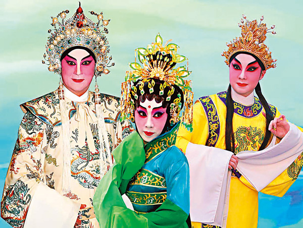 ●在千秋粵劇團《洛神》一劇中，吳仟峰飾曹丕、任丹楓飾曹植、紫令秋飾宓妃。