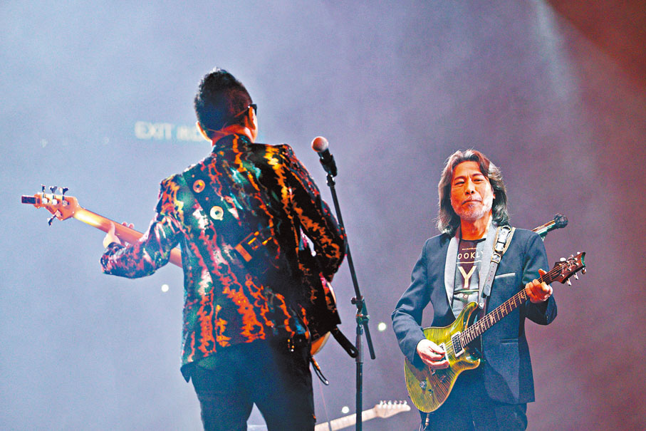 夏紹聲前晚擔任表演嘉賓。