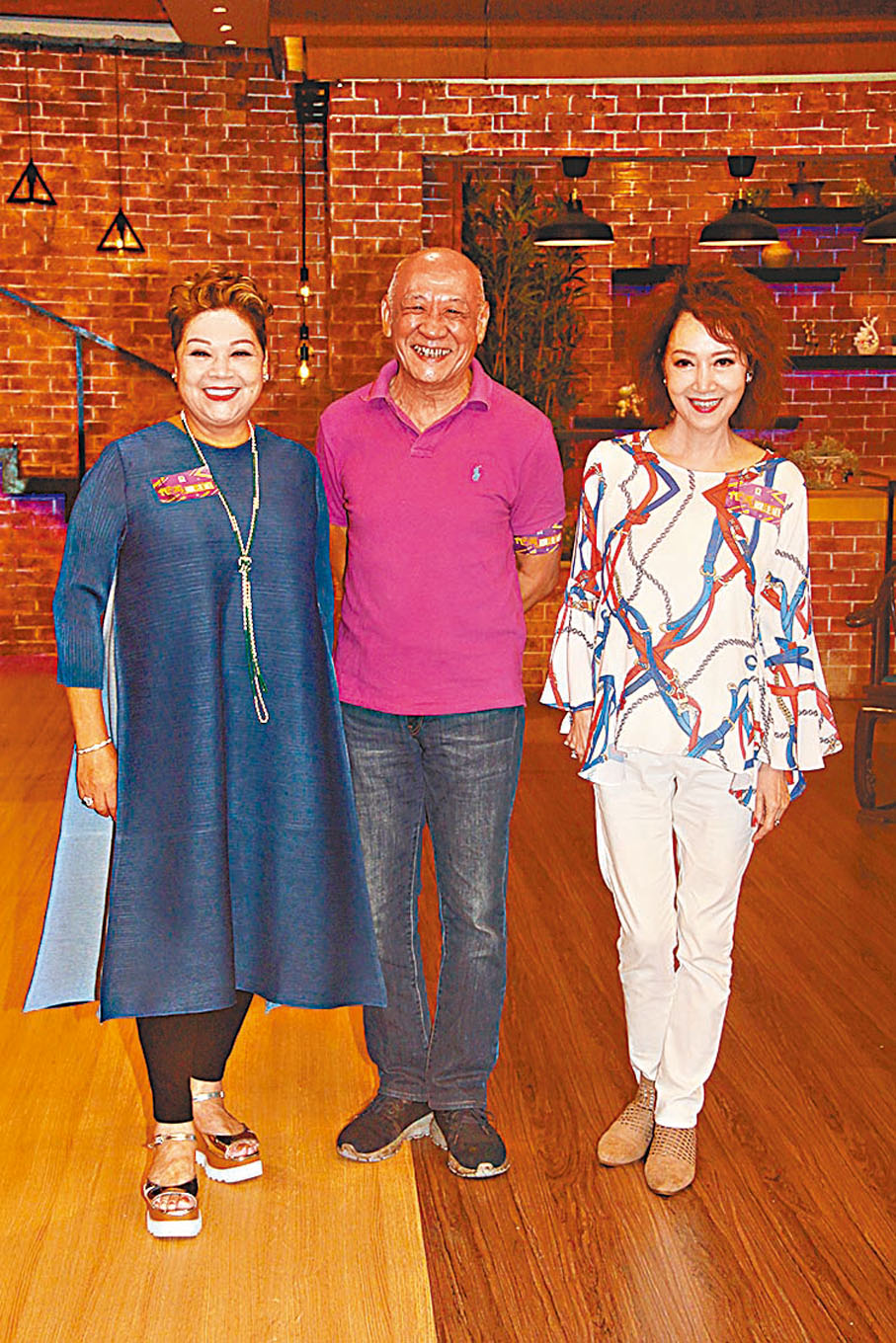 ●左起：肥媽、李家鼎和謝雪心是為人所熟知的前輩藝人。