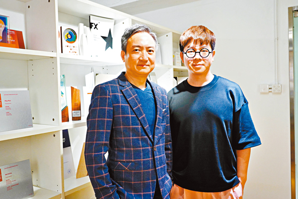 ●香港室內設計協會會長潘鴻彬（左）以及香港室內設計協會副會長廖奕權。