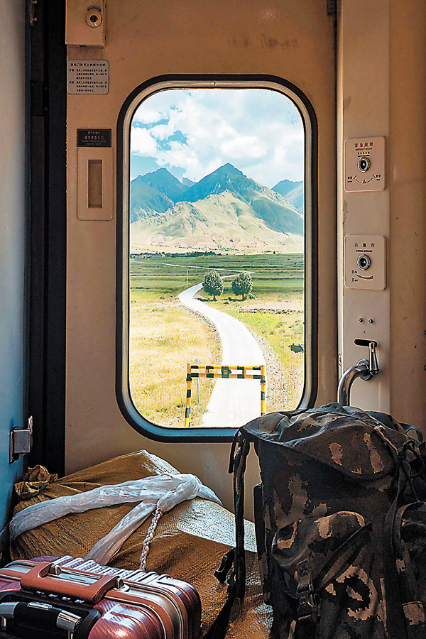 ● 儲衛民稱這張照片是「回家的路」。受訪者供圖