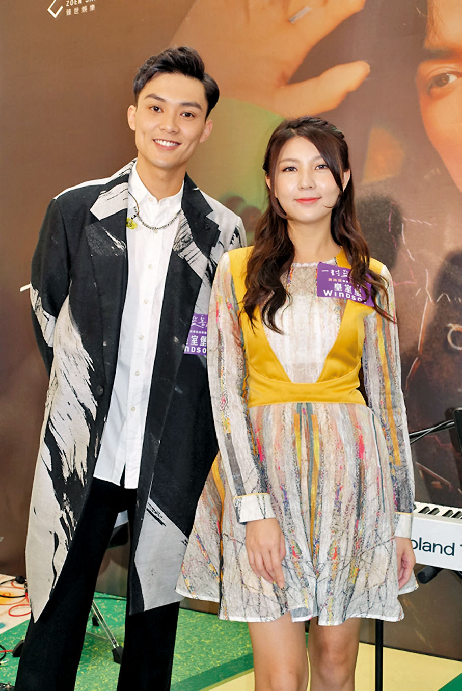 ●謝高晉找來師妹何天嵐拍MV。