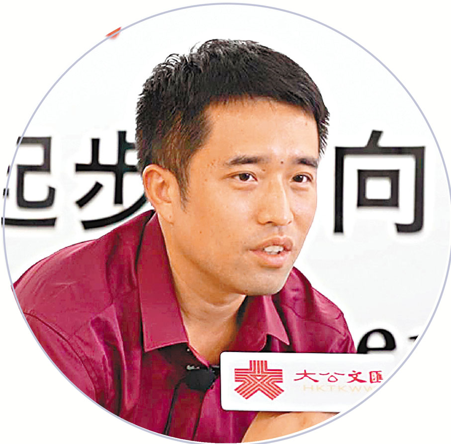 國惠再生醫療副總經理王翔。香港文匯報記者李薇 攝