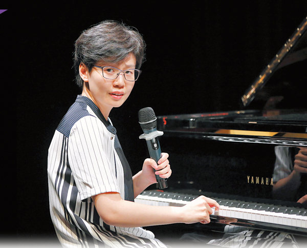 ● 周雨思曾在美國伯克利音樂學院學習鋼琴。受訪者供圖