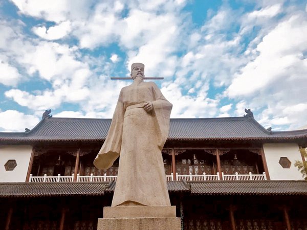 ●撫州王安石故居一景。 作者提供