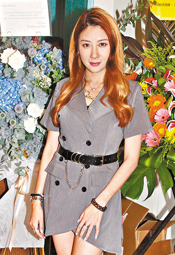 ●陳蕊蕊自言是個易肥易瘦的人。