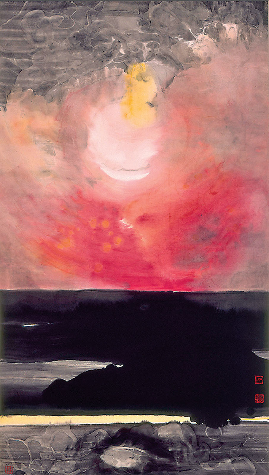 ●呂壽琨作品《禪之四》。香港藝術館提供