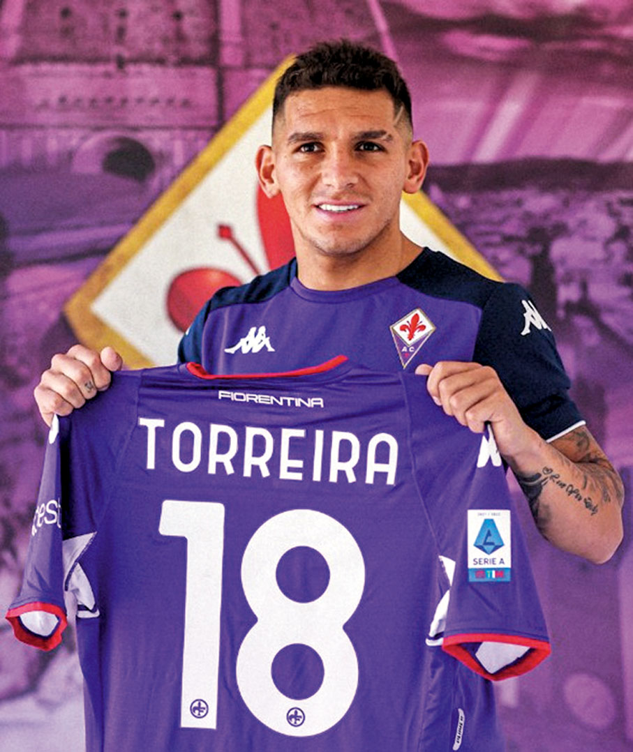 ●費倫天拿以先借後買的方式簽入盧卡斯托拉拿。  費倫天拿圖片