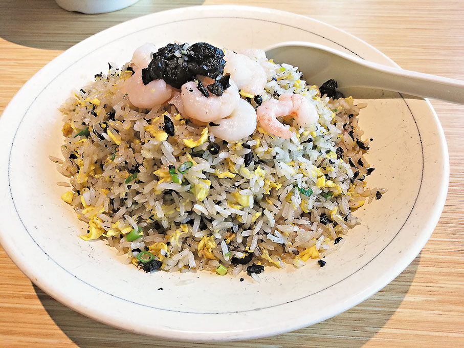 ●松茸蝦仁炒飯 $108