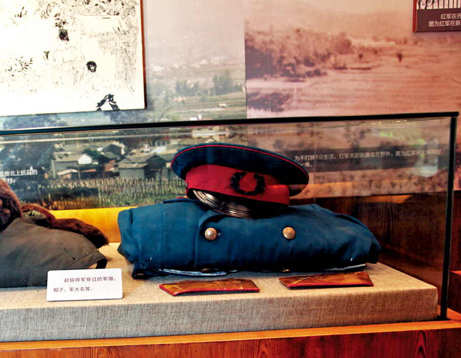 ●趙鎔將軍的禮服成為陳列館的珍貴藏品。