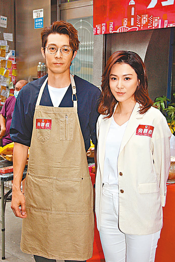 ● 周柏豪積極減磅，王敏奕也要效法。