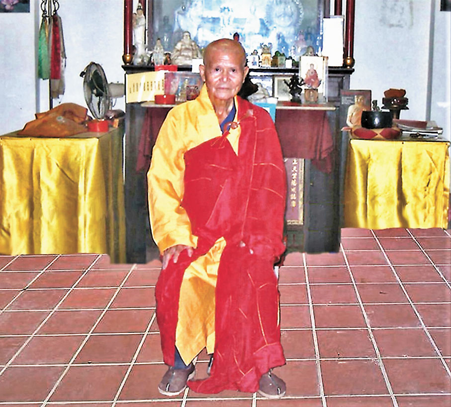 ●佛觀法師在菩提園修行多年，圓寂後菩提園落入邪教手中。 受訪者供圖