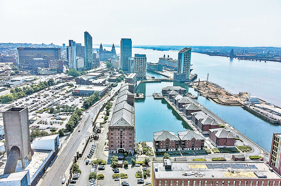 ●英國「利物浦海上商城」因發展計劃，在閉門投票中被除名。 資料圖片