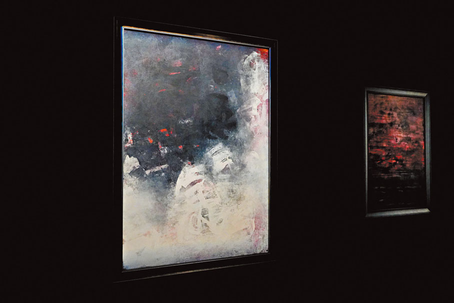 ●作品《光影鬥 語字戰》。