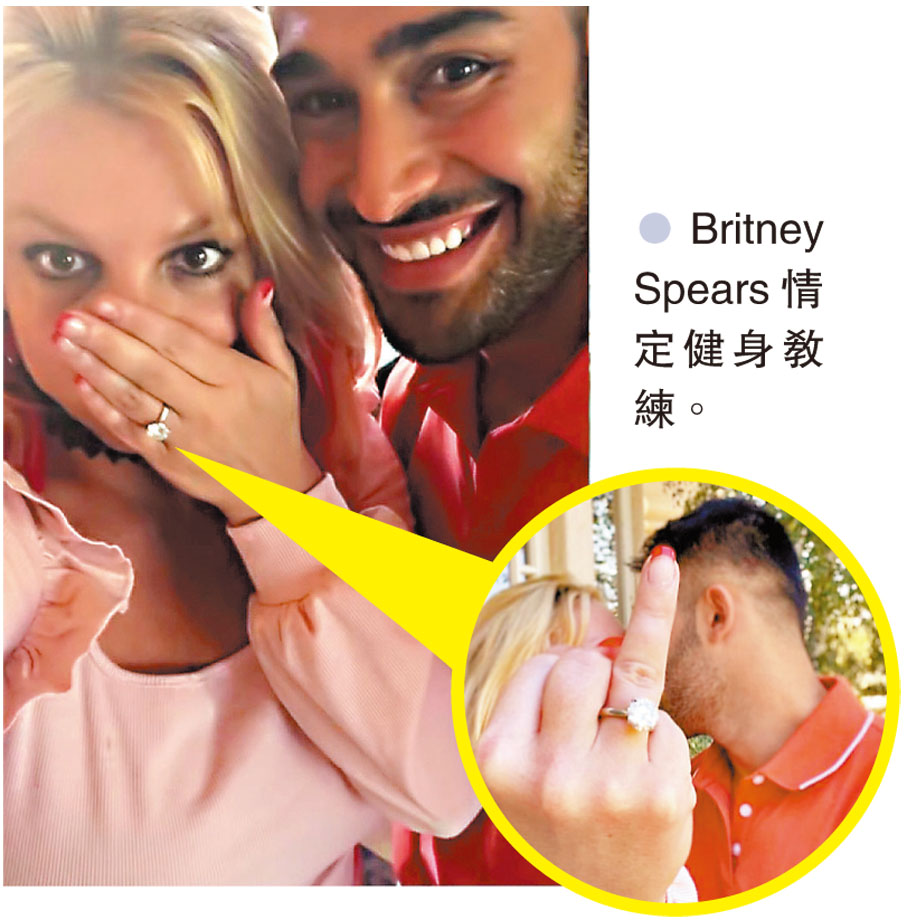 ●Britney Spears情定健身教練。