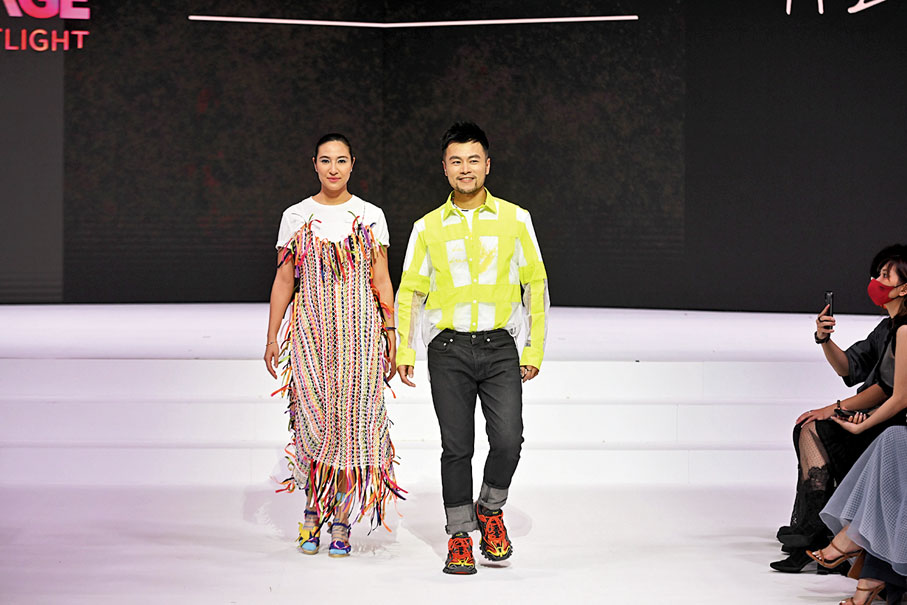 ●Mountain Yam（右）發布其品牌112 mountainyam最新的春夏時尚日服系列「TOGETHERNESS」