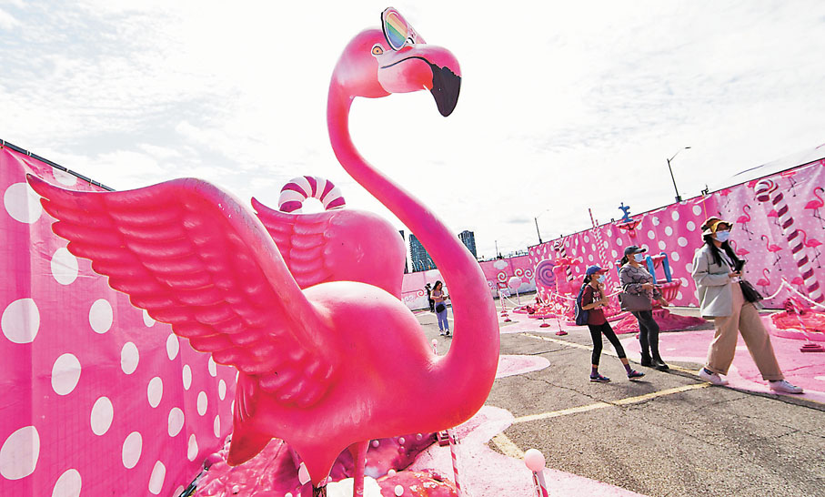 ●「糖果公園」裏的特色布置