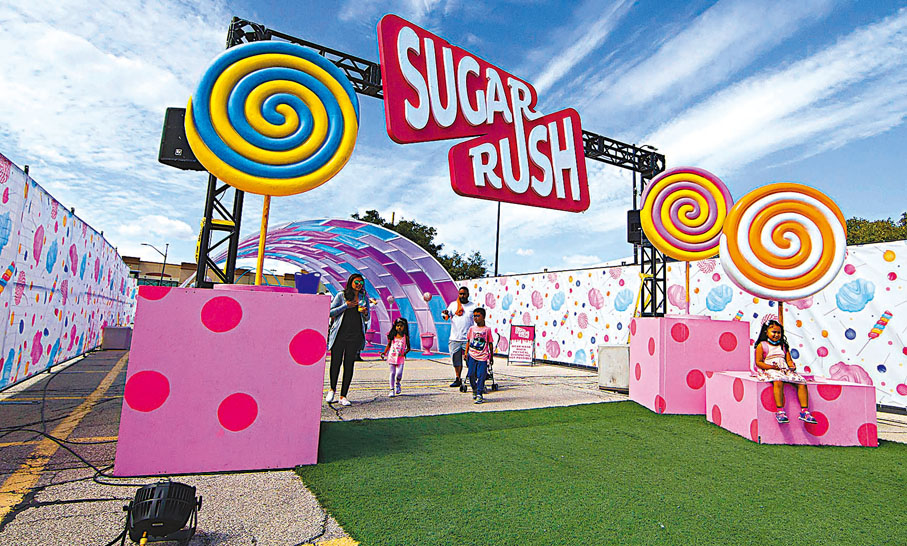 ●糖果造型的布置