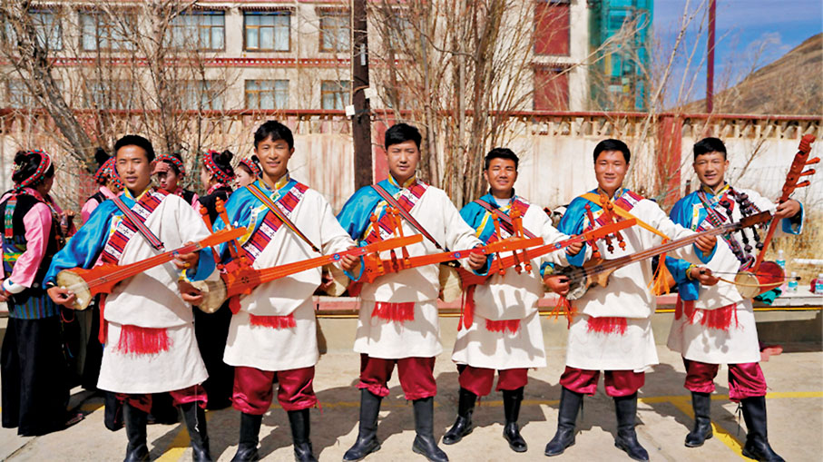 ●珠峰少年合唱團的部分成員。