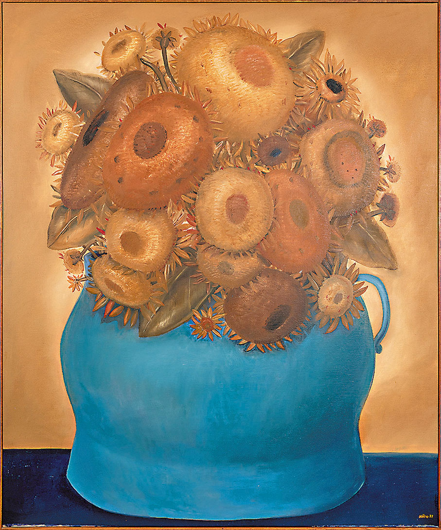 ●費爾南多·博特羅的《向日葵》。圖片由Ora-Ora及「博特羅在中國」提供