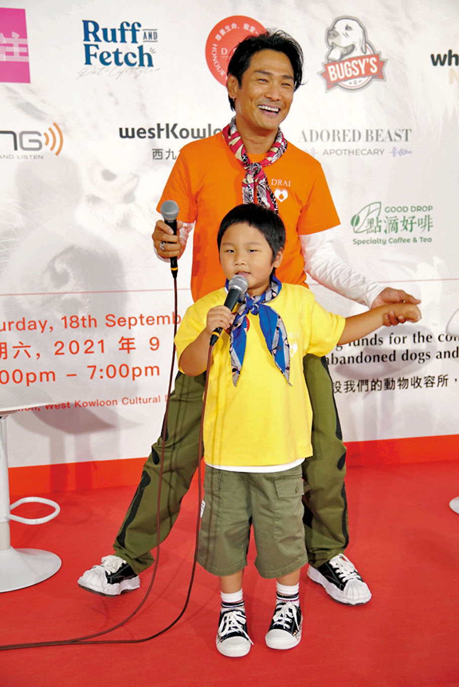 ●杜德偉囝囝AJ遺傳爸爸的唱歌天分。