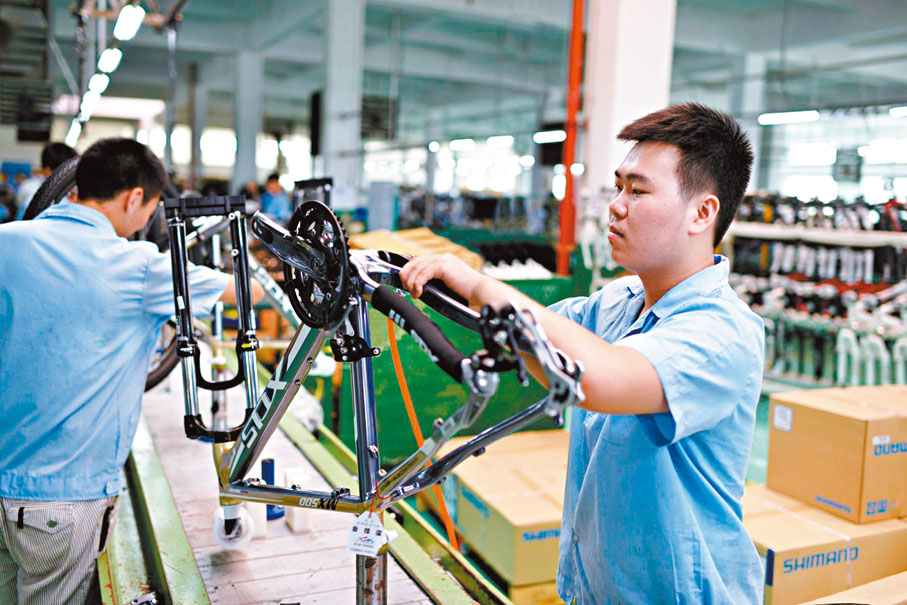 ●喜德盛生產車間。受訪者提供