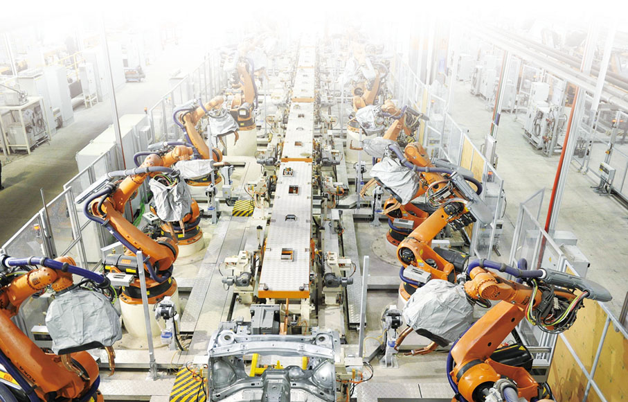 ●智能化改造後的自動生產線。