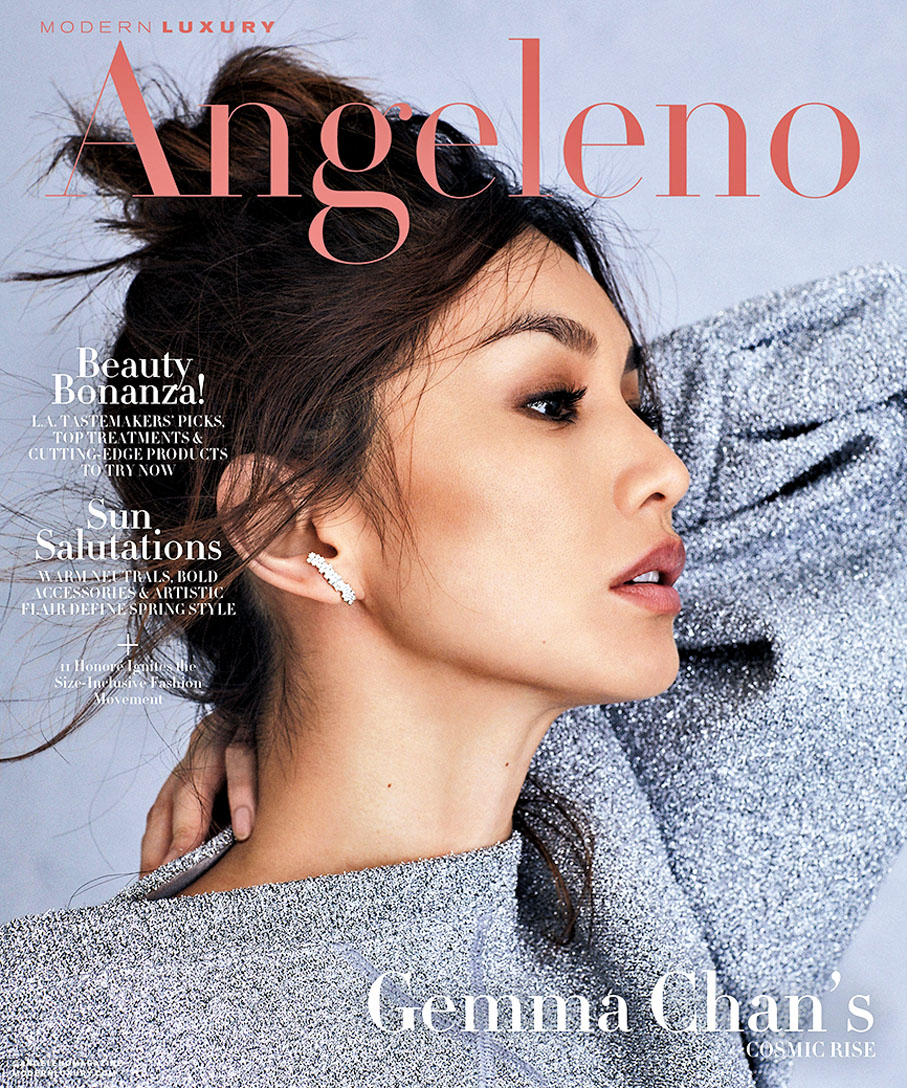 ●用Gemma Chan作封面人物的國際雜誌多若星數,包括時尚寶典《Vogue》,特別喜歡《Angeleno》將她的貴氣展示無遺。 作者供圖