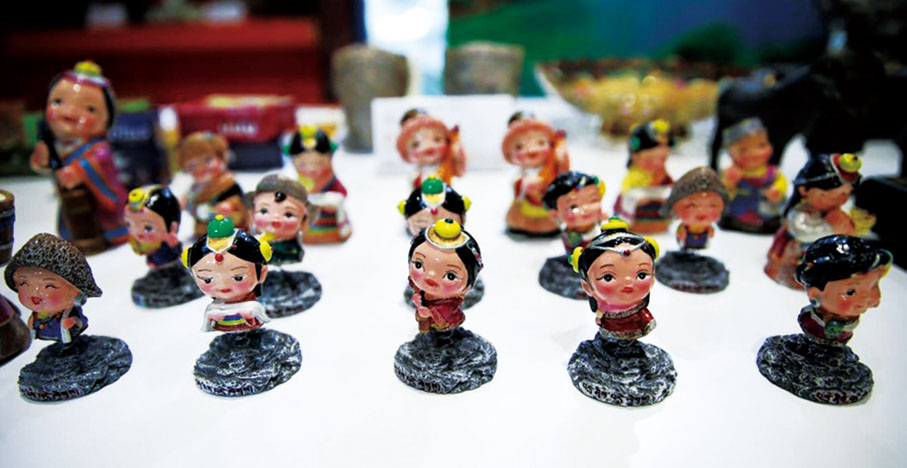 ●文創產品成為文博會一大亮點。 甘肅省文博局供圖