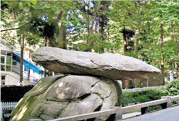 ●廬山飛來石 網上圖片