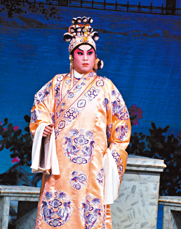 ●袁善婷和盧銘章合演雙生折子戲《易水送荊軻》。