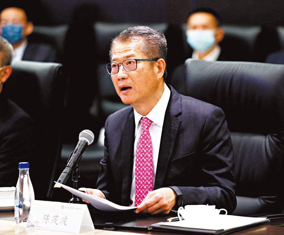 ● 陳茂波　香港文匯報記者  攝