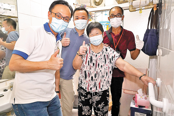 ●聶德權形容探訪活動別具意義。 fb截圖