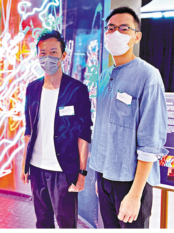 ●「街招」的兩位建築師馮達煒和麥憬淮。