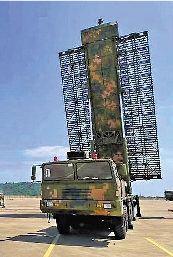 ●YLC-8型機動式UHF反隱形防空警戒雷達。 受訪者供圖