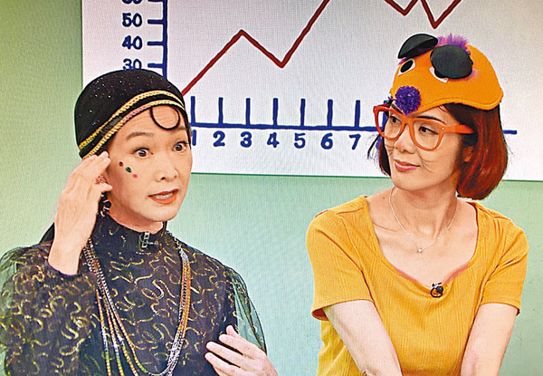 ●張沅薇(右)與譚玉瑛話當年。