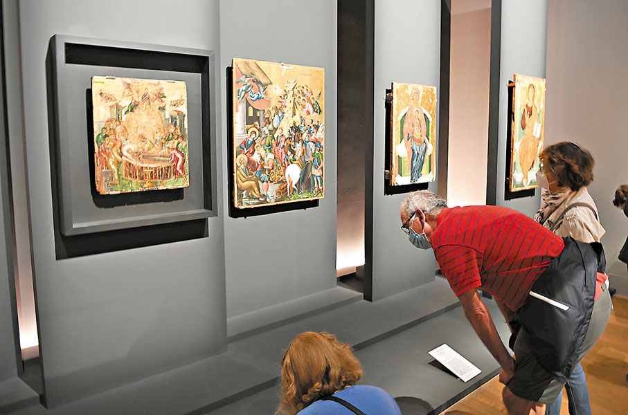 ●繪畫作品也展現了希臘藝術的變化發展。