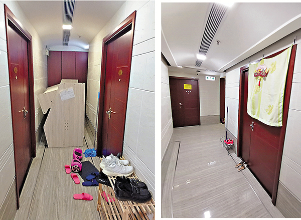 ●近年不少工廈單位被違規改裝成劏房。 香港文匯報記者 攝