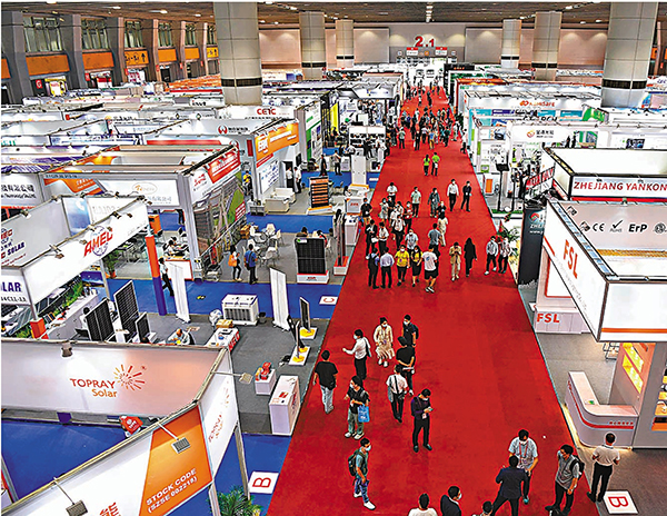 ●廣州市將利用第130屆廣交會帶來的新機遇、新空間來推動貿易與產業。圖為本屆廣交會現場。 新華社